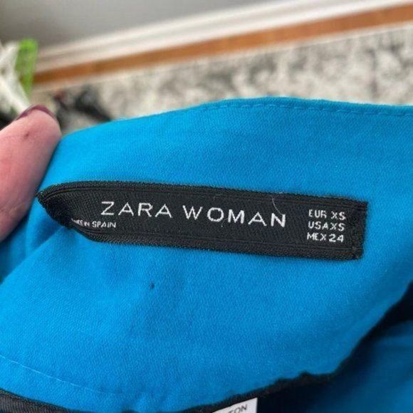 Zara Blue Skater Skirt‎ - Picture 3 of 3